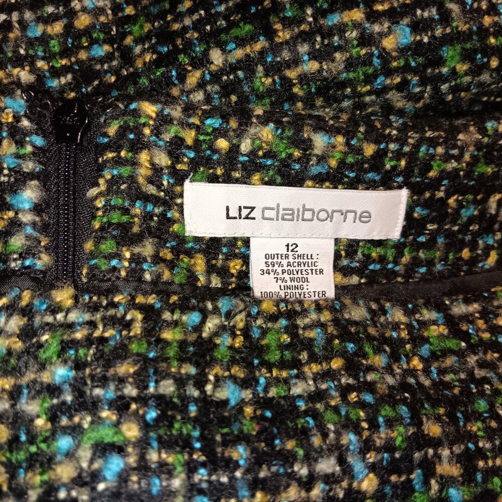 Liz Claiborne Tweed Skirt Suze 12 like new